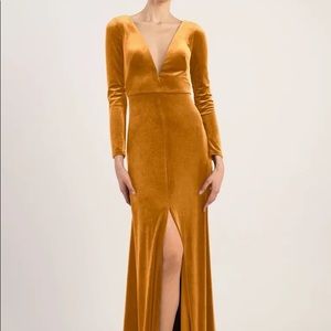 Jenny Yoo Malia Gown - marigold